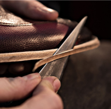 Die Entscheidung fürs Leder Foto